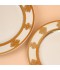 Luxury porcelain dinnerware set with a gold pattern, 32 pieces - 2S1MM100098