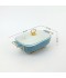 Luxury rectangular serving warmer with glass base and lid – 2S1MM100194 Luxury rectangular serving warmer with glass base and lid – 2S1MM100194