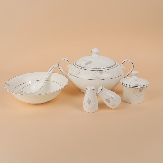 طقم سفرة فاخر  45 قطعة  - 2S1MM100278