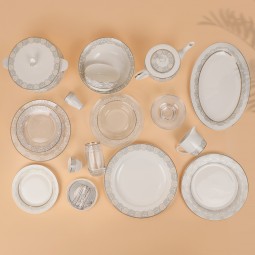 Luxury 69-piece dinnerware set for 6 people - 2S1MM100276 Luxury 69-piece dinnerware set for 6 people - 2S1MM100276