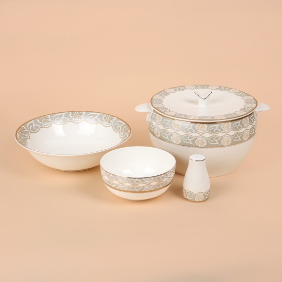 Luxury 69-piece dinnerware set for 6 people - 2S1MM100276