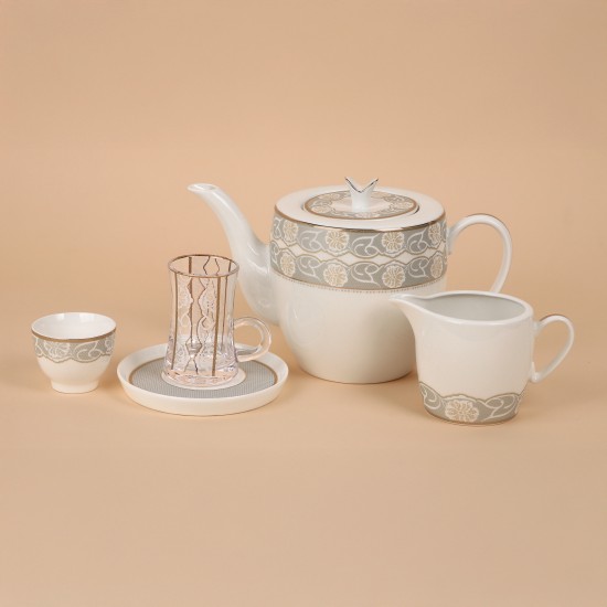 Luxury 69-piece dinnerware set for 6 people - 2S1MM100276