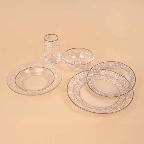 Luxury 69-piece dinnerware set for 6 people - 2S1MM100276