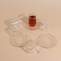 طقم كاسات شاي وفناجين قهوة 36 قطع - 2S1MM200125 طقم كاسات شاي وفناجين قهوة 36 قطع - 2S1MM200125