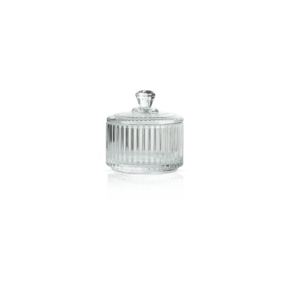 Elegant Glass Sugar Bowl - 2SS02-1639 Elegant Glass Sugar Bowl - 2SS02-1639