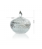 Elegant Glass Sugar Bowl - 2SS02-1645 Elegant Glass Sugar Bowl - 2SS02-1645