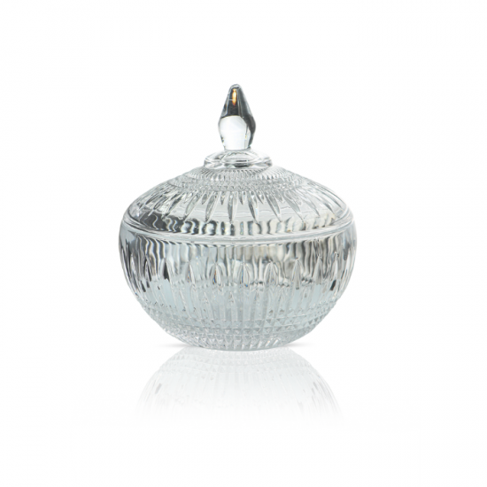 Elegant Glass Sugar Bowl - 2SS02-1645 Elegant Glass Sugar Bowl - 2SS02-1645