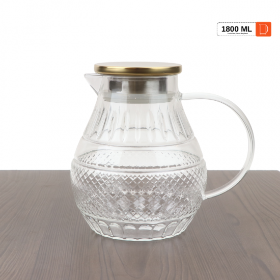 جك زجاج شفاف 1700 مل - 2AA2-738 جك زجاج شفاف 1700 مل - 2AA2-738