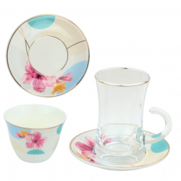 36-piece coffee and tea cup set - 2SS02-2181