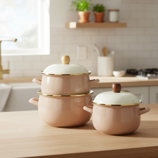 6-Piece Metal Cookware Set - 2SS1-A01-025