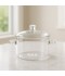 Heat-resistant glass pot with glass lid - 1.5 liters - 2SS1-A05-007