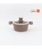 Granite pot with glass lid 20 cm - 2SS1-A11-004