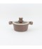 Granite pot with glass lid 20 cm - 2SS1-A11-004