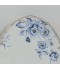 Oval plate decorated with roses and gold accents - 2SS1-E11-018