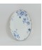 Oval plate decorated with roses and gold accents - 2SS1-E11-018