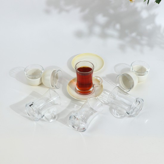 Luxury Tea and Coffee Set with Modern Design, 36 Pieces - 2SS1-T01-060