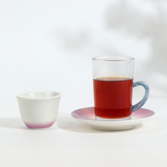 طقم شاي وقهوة فاخر بتصميم عصري 36 قطعة - 2SS1-T01-066