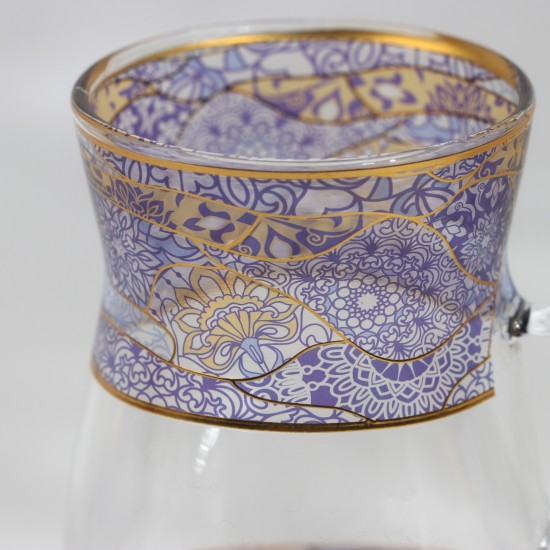 طقم شاي وقهوة - 36 قطعة - فخم بزخارف ملونه و تصميم فاخر بخطوط ذهبية - 2SS1-T01-072 طقم شاي وقهوة - 36 قطعة - فخم بزخارف ملونه و تصميم فاخر بخطوط ذهبية - 2SS1-T01-072