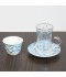 36-piece Arabic letter engraved coffee and tea cup set - 2SS1-T02-010