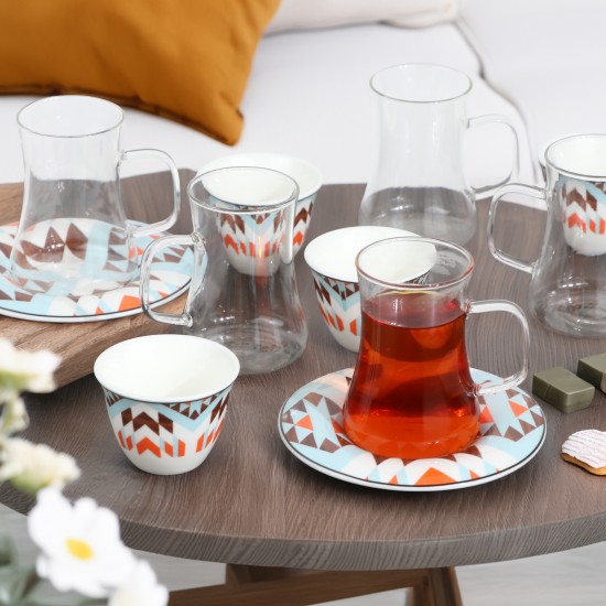 36-Piece Tea and Coffee Cup Set - 2SS1-T02-029