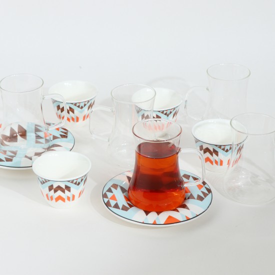 36-Piece Tea and Coffee Cup Set - 2SS1-T02-029