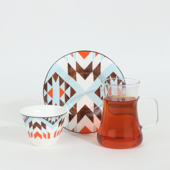 36-Piece Tea and Coffee Cup Set - 2SS1-T02-029