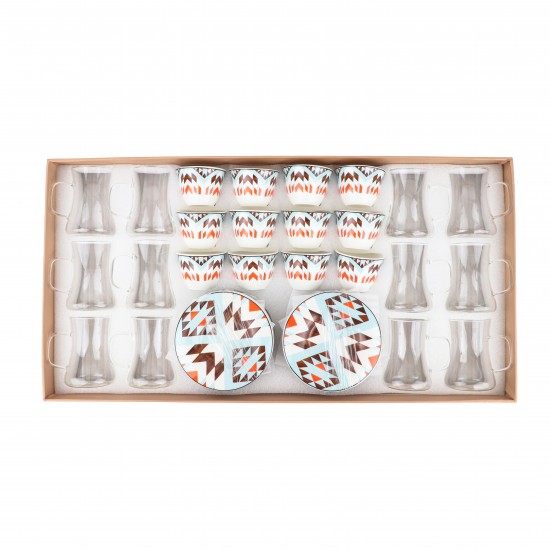 36-Piece Tea and Coffee Cup Set - 2SS1-T02-029