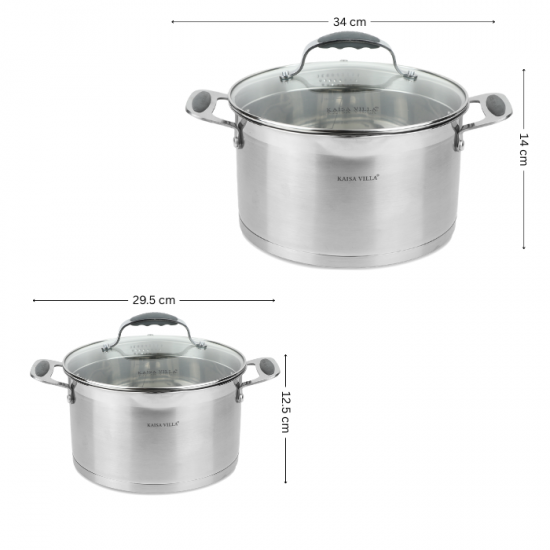 7-piece stainless steel cookware set - 2SS29-348 7-piece stainless steel cookware set - 2SS29-348