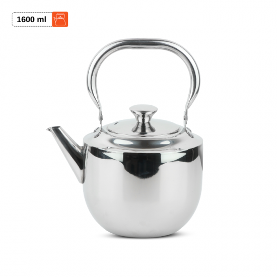 براد شاي أنيق وعصري استيل فضي - 1.6 لتر - 2SS29-485 براد شاي أنيق وعصري استيل فضي - 1.6 لتر - 2SS29-485
