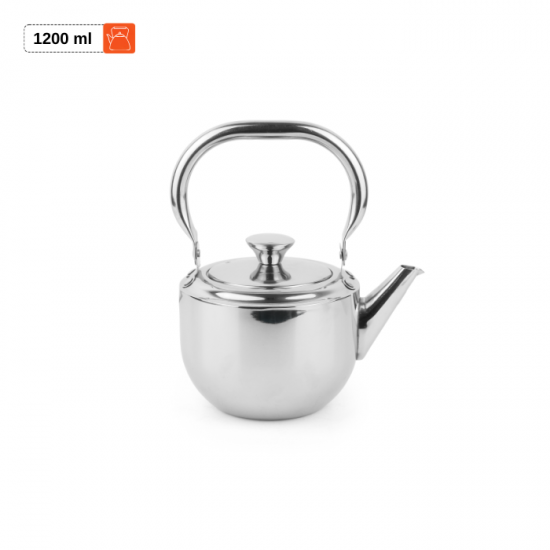 براد شاي أنيق وعصري استيل فضي - 1.2 لتر - 2SS29-486 براد شاي أنيق وعصري استيل فضي - 1.2 لتر - 2SS29-486