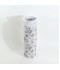 Decorative metal vase with a floral design - 2SS3-A04-001