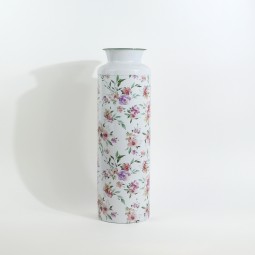 فازة معدنية ديكوريه بطابع زهرية - 2SS3-A04-001
