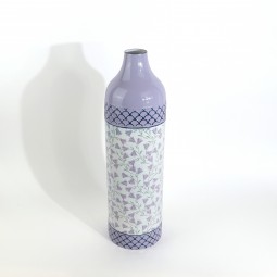 فازة معدنية ديكوريه بطابع زهرية - 2SS3-A04-002