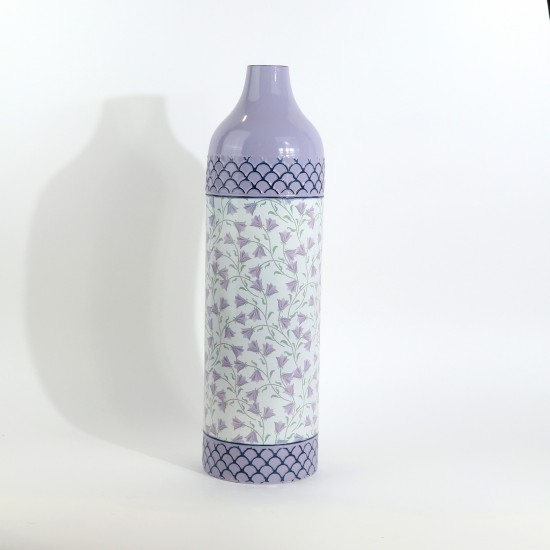 فازة معدنية ديكوريه بطابع زهرية - 2SS3-A04-002