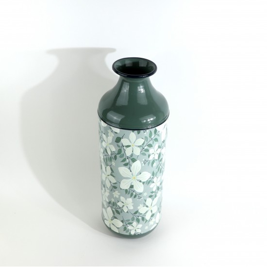 فازة معدنية ديكوريه بطابع زهرية - 2SS3-A04-003