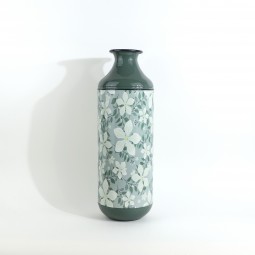فازة معدنية ديكوريه بطابع زهرية - 2SS3-A04-003