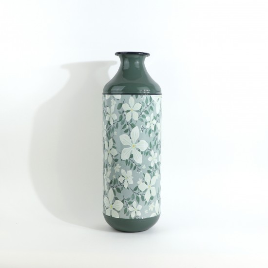 فازة معدنية ديكوريه بطابع زهرية - 2SS3-A04-003
