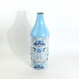 فازة معدنية ديكوريه بطابع زهرية - 2SS3-A04-004