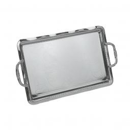 Elegant 3-piece silver stainless steel tabasi set - 2SS7-1063