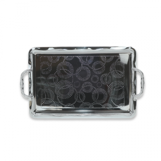 Elegant 3-piece silver stainless steel tabasi set - 2SS7-1063 Elegant 3-piece silver stainless steel tabasi set - 2SS7-1063