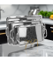 Elegant 3-piece silver stainless steel tabasi set - 2SS7-1063 Elegant 3-piece silver stainless steel tabasi set - 2SS7-1063