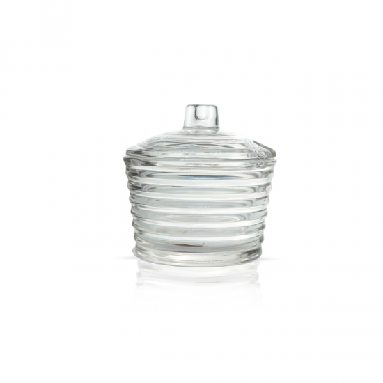 Elegant Glass Sugar Bowl - 2SS7-1356 Elegant Glass Sugar Bowl - 2SS7-1356