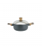 Aluminum pot with glass lid and stainless steel - 18 cm Aluminum pot with glass lid and stainless steel - 18 cm