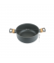 Aluminum pot with glass lid and stainless steel - 20 cm Aluminum pot with glass lid and stainless steel - 20 cm