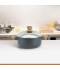 Aluminum pot with glass lid and stainless steel - 22 cm Aluminum pot with glass lid and stainless steel - 22 cm