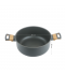 Aluminum pot with glass lid and stainless steel - 26 cm Aluminum pot with glass lid and stainless steel - 26 cm