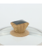 Aluminum pot with glass lid and stainless steel - 26 cm Aluminum pot with glass lid and stainless steel - 26 cm
