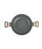 Aluminum pot with glass lid and stainless steel - 24 cm Aluminum pot with glass lid and stainless steel - 24 cm