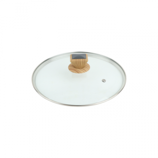 Aluminum pot with glass lid and stainless steel - 24 cm Aluminum pot with glass lid and stainless steel - 24 cm