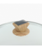 Aluminum pot with glass lid and stainless steel - 24 cm Aluminum pot with glass lid and stainless steel - 24 cm